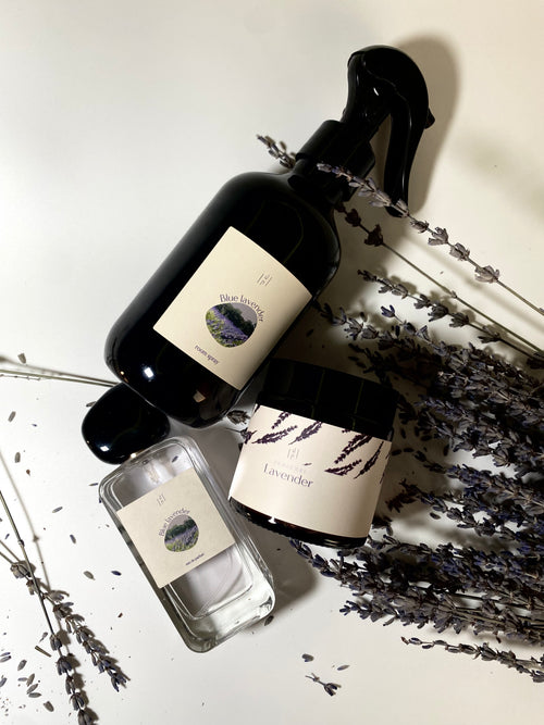 Blue lavender room spray